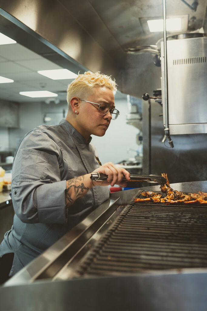 Rum Room Miami chef prepares food