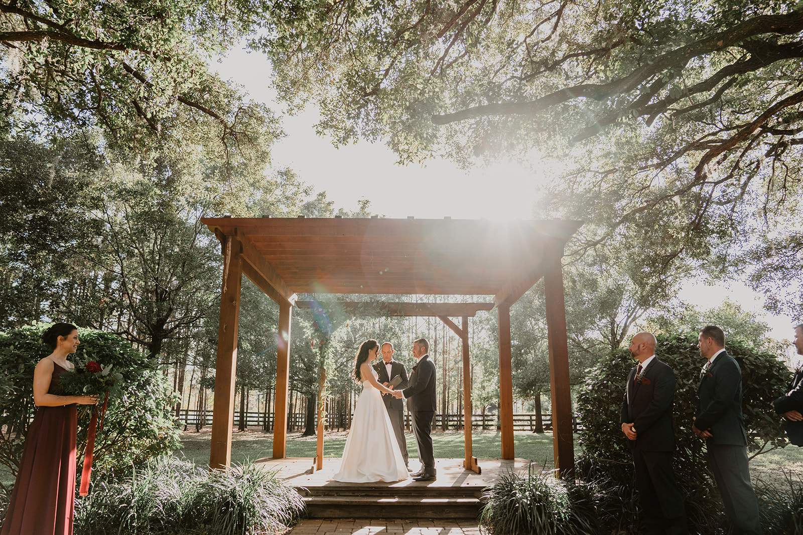 outdoor wedding ceremony Apopka Florida