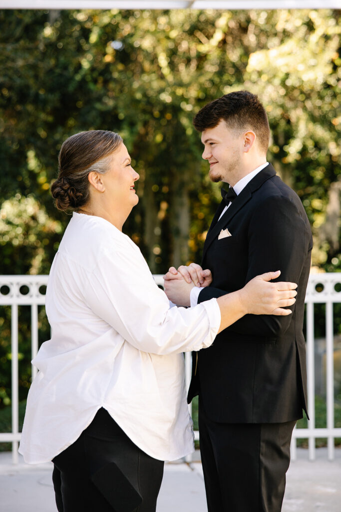 Mom and son first look caught on camera by Cona Studios