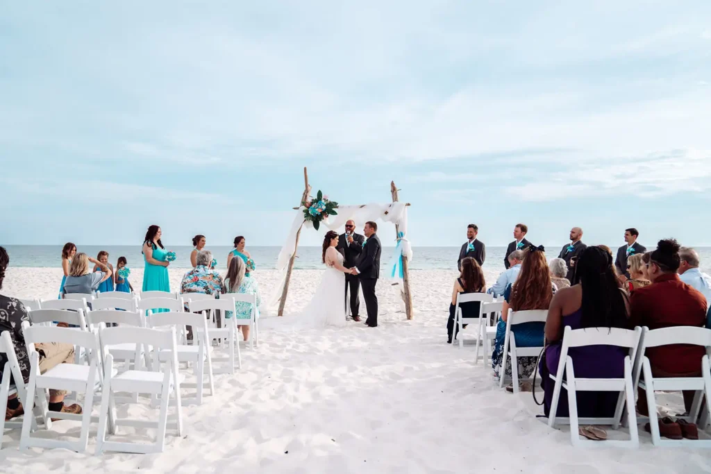 South Florida small beach ceremony