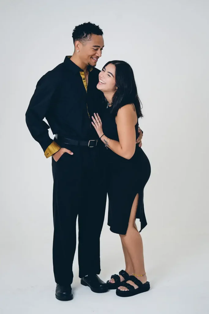 Senior photo with brother and sister