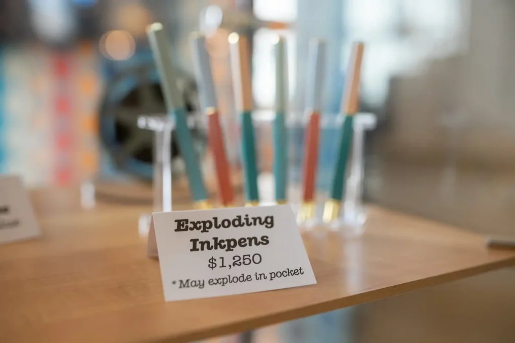 Detail shot of event decor by Cona Studios