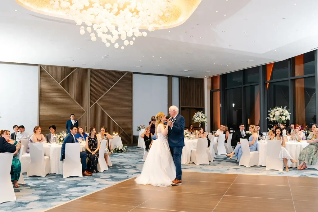 Father-Daughter first dance at Swan Reserve