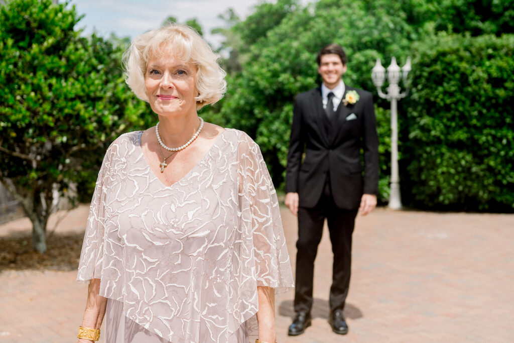 son approaches mother at mother son first look