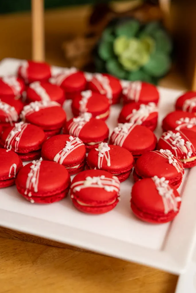 Red macarons